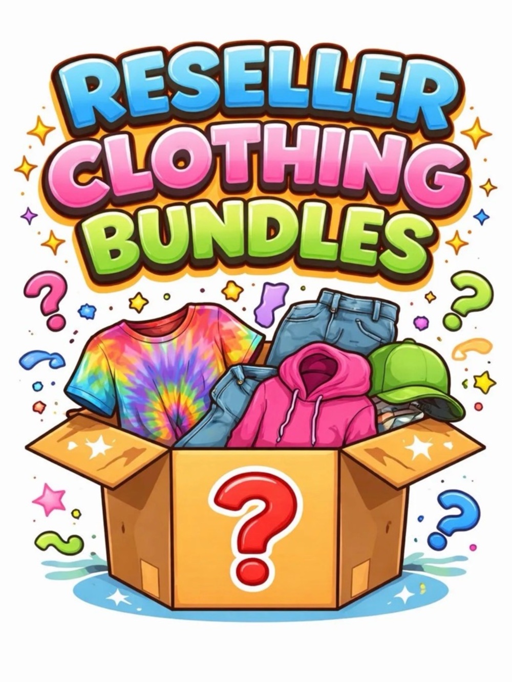 Reseller Clothing Bundles - box FULL of items!